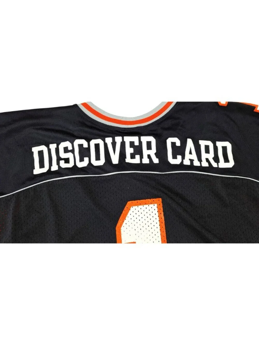 Vintage Utah Blaze Arena Football Jersey Russell XL Black Orange Discover Card - Picture 13 of 16